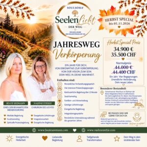 SEELENLICHT - Der Weg zurück zu dir selbst✨ DEIN JAHRESWEG - 12 Monate für Dich❤️