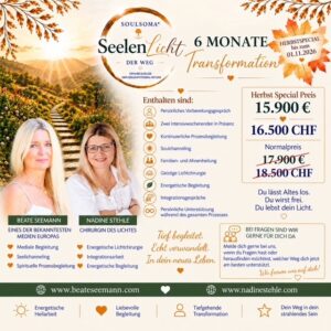 SEELENLICHT - Der Weg zurück zu dir selbst✨ TRANSFORMATION - 6 Monate für Dich❤️